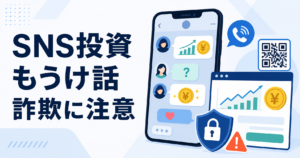 SNSで投資・もうけ話を持ちかける詐欺の基本パターン