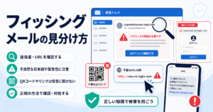 フィッシングメールの見分け方と基本対策