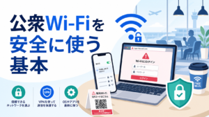 公衆Wi-Fiのリスクと安全に使うための基本
