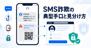 スミッシング（SMS詐欺）の典型的な手口と見分け方