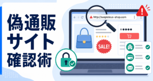 偽通販サイトを見分けるための基本確認ポイント